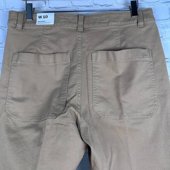 Alpine Design Women's Barrel Leg High Rise Cropped Pant, Size 10, Sahara Sand - Picture 8 of 14